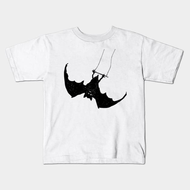 AcroBat Kids T-Shirt by jandavies